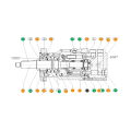 Motor hidráulico de pistón axial serie Rexroth A10F A10FP A10FP18-31W-TCS22D A10FP18-52W-SCS64-SO940